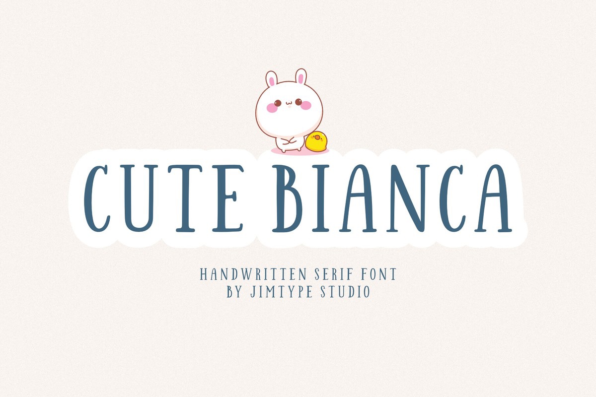 Cute Bianca Font preview