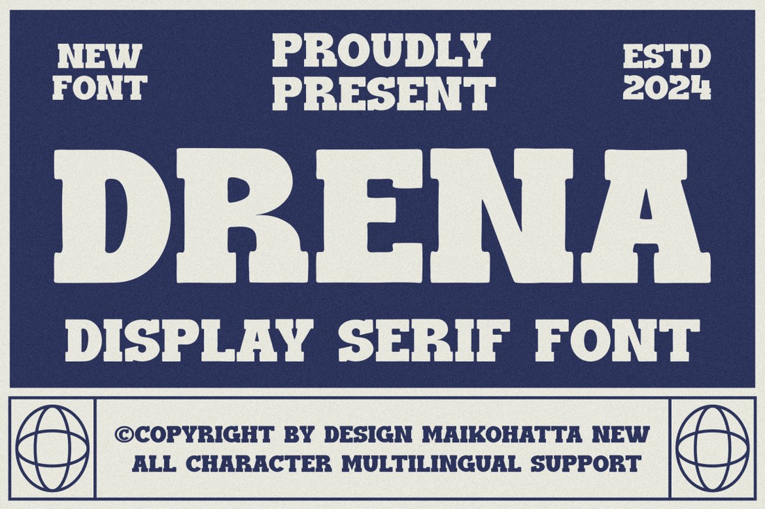 Drena Font preview