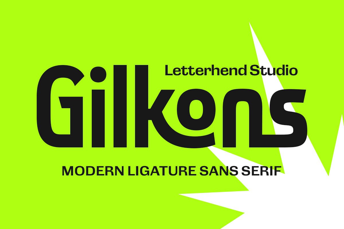 Gilkons Font preview