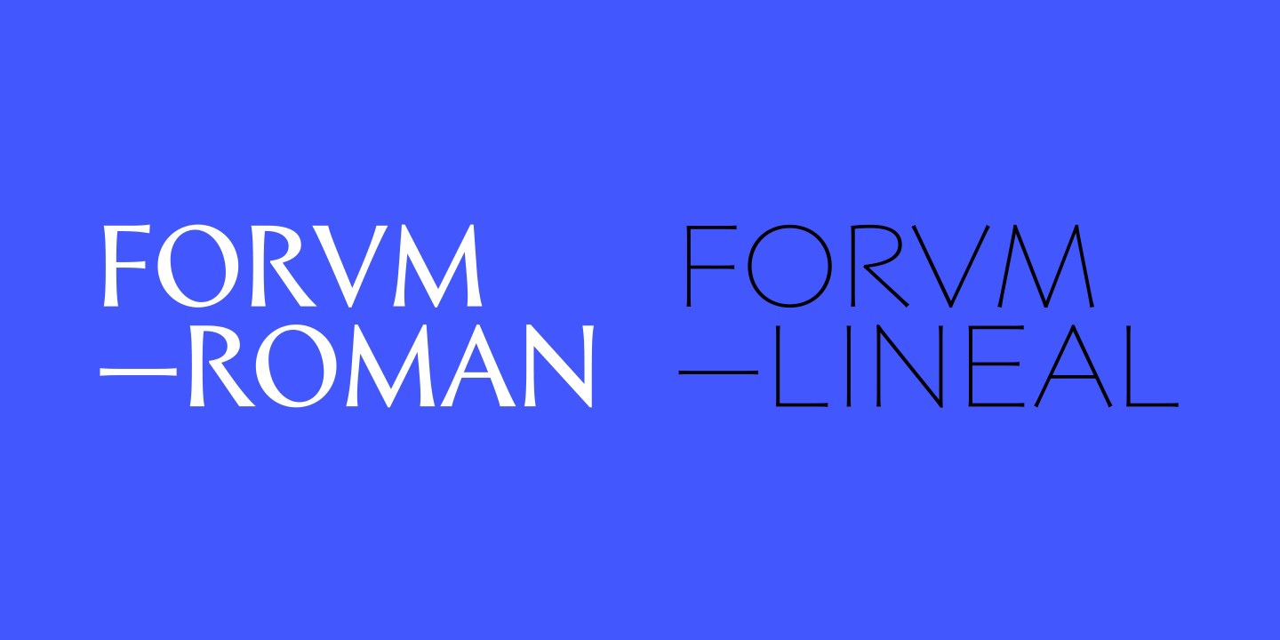 Forvm Font preview