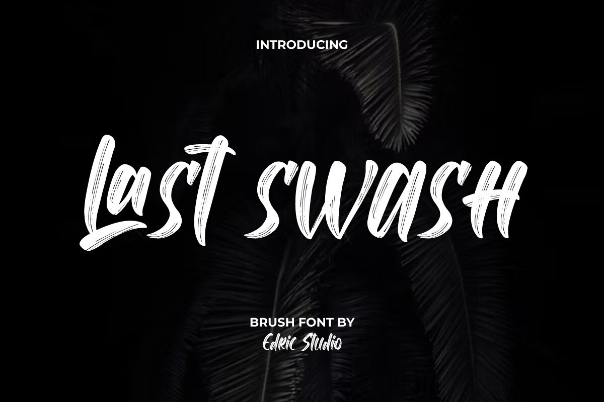 Last Swash Font preview