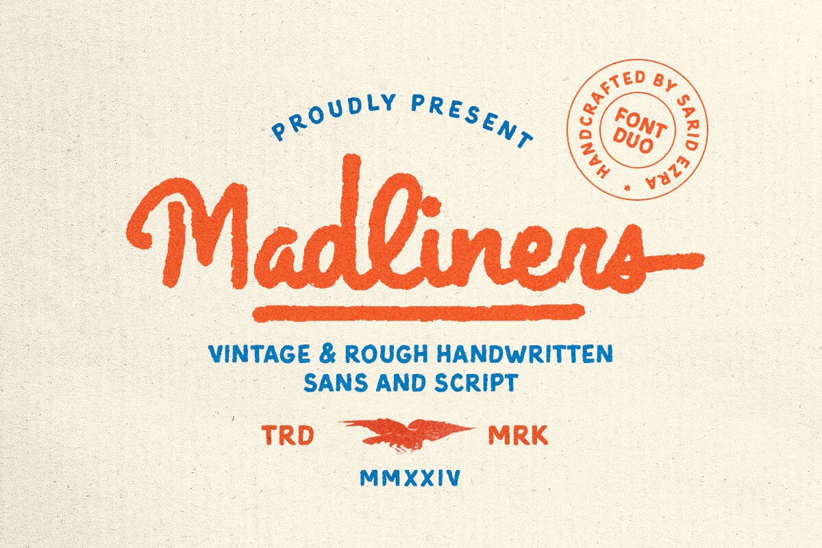 Madliners Font preview