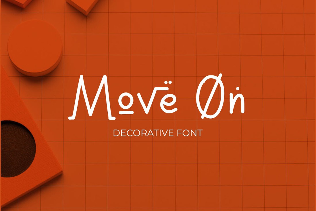 Move On Font preview