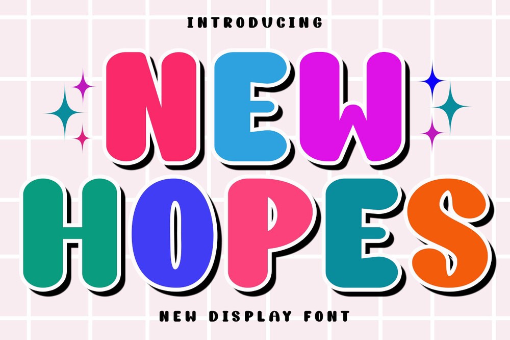 New Hopes Font preview