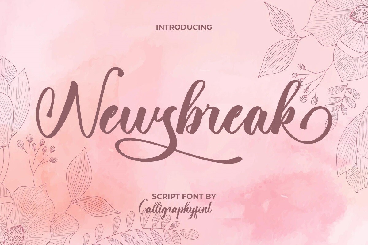 Newsbreak Font preview