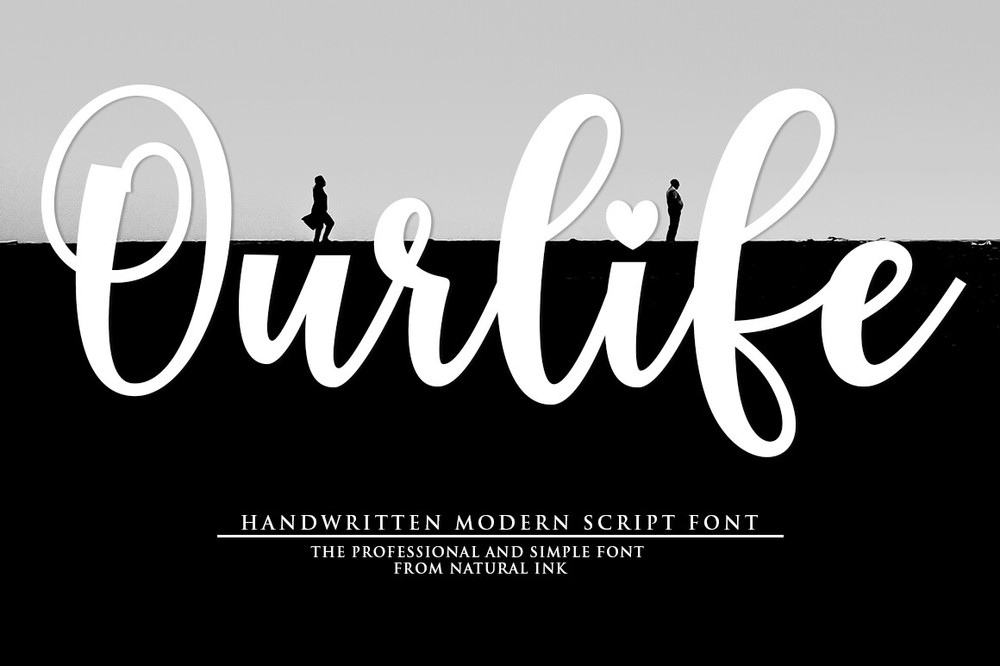 Ourlife Font preview