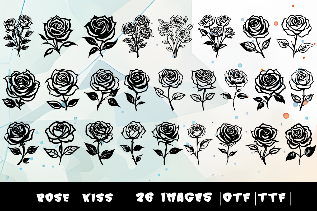 Rose Kiss Font preview