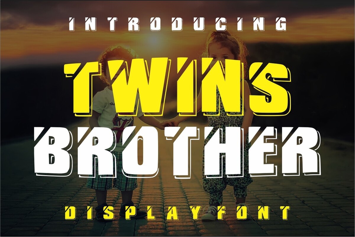 Twins Brother Font preview