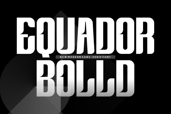 Equador Bolld Font preview