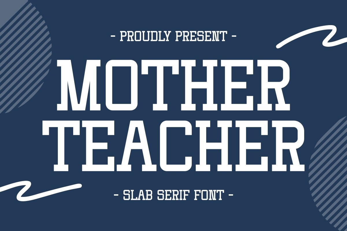 Mother Teacher Font preview