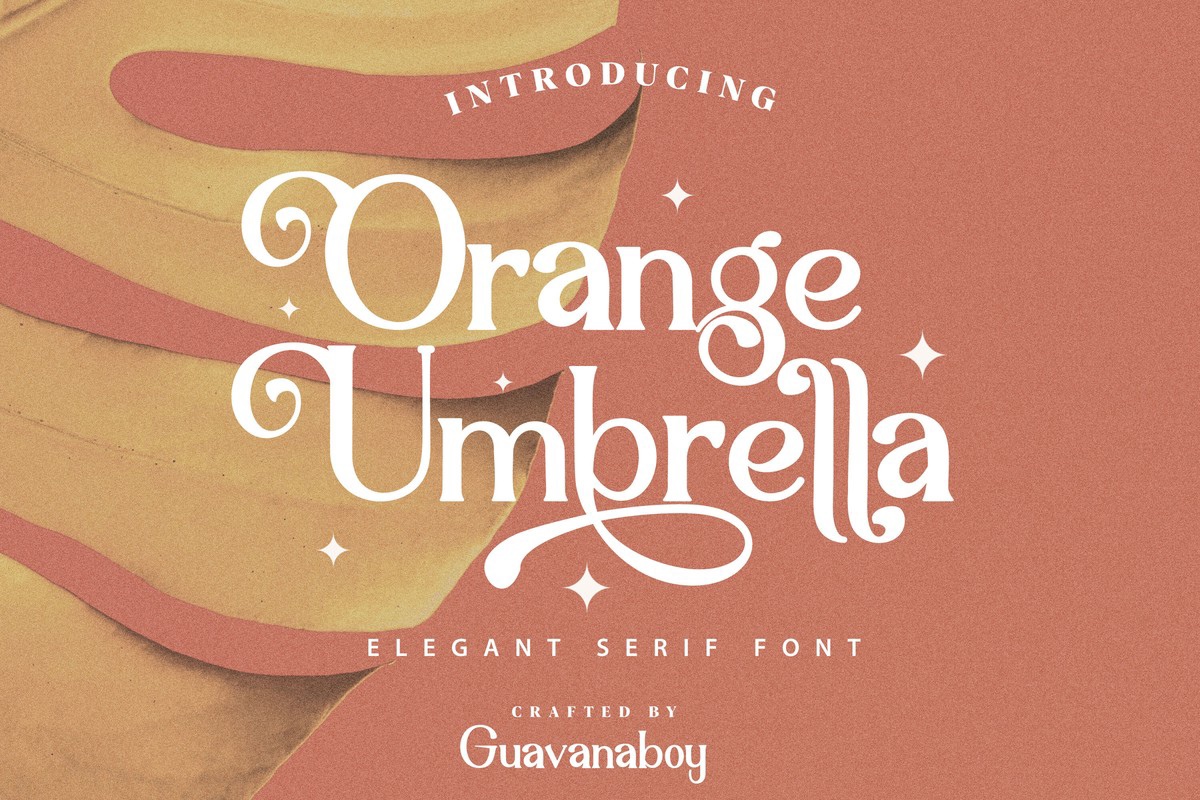 Orange Umbrella Font preview