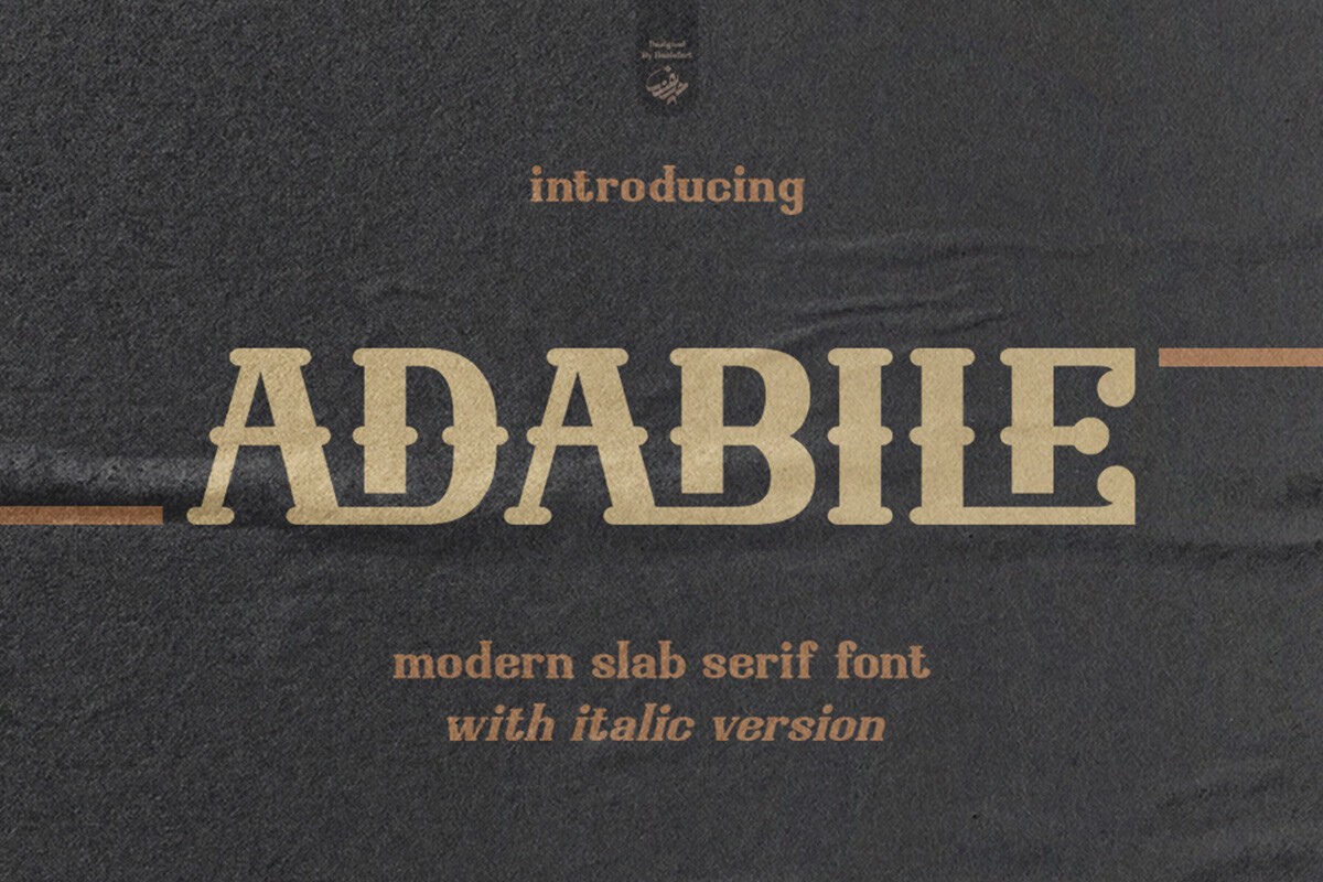 Adabile Font preview