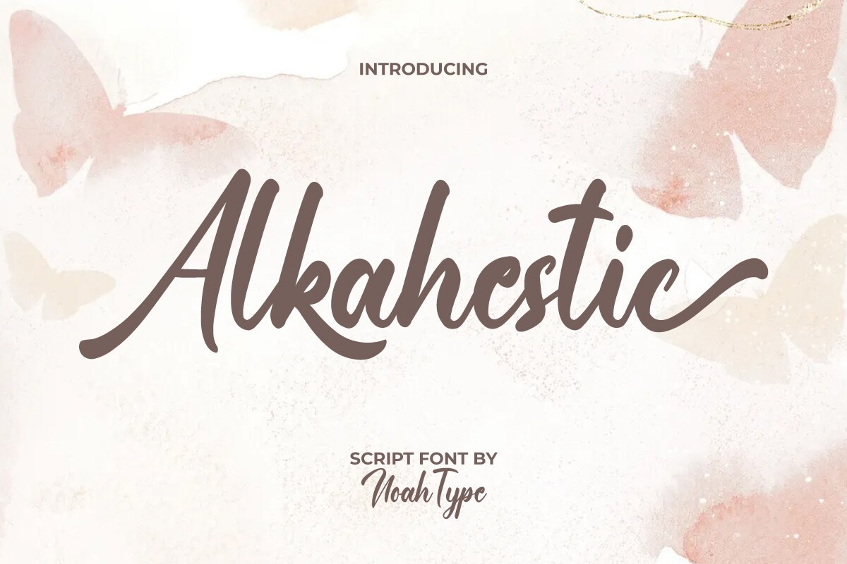 Alkahestic Font preview