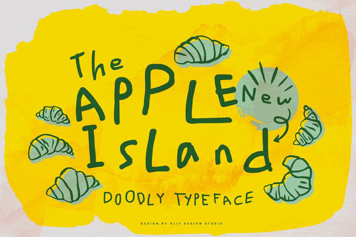 Apple New Island Font preview