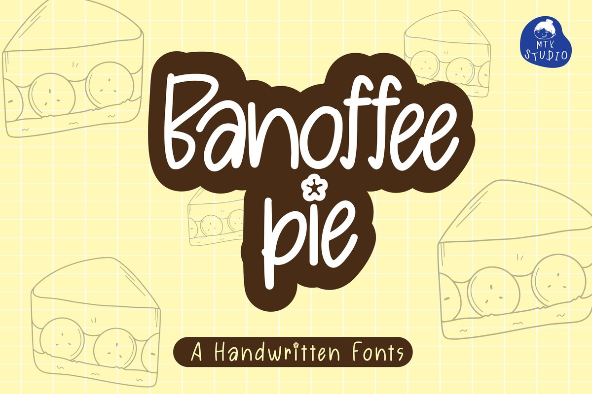 Banoffee Pie Font preview