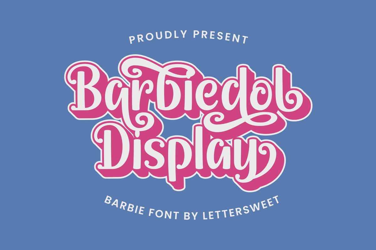 Barbiedol Display Font preview