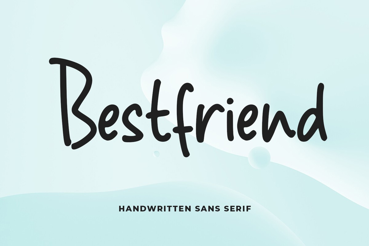 Bestfriend Font preview