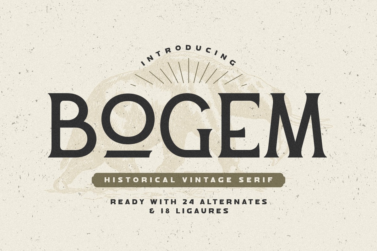 Bogem Font preview