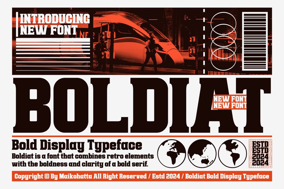 Boldiat Font preview