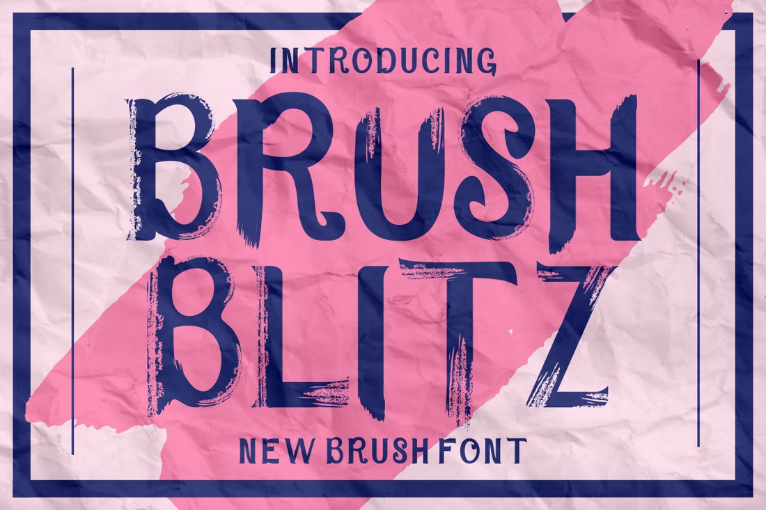 Brush Blitz Font preview