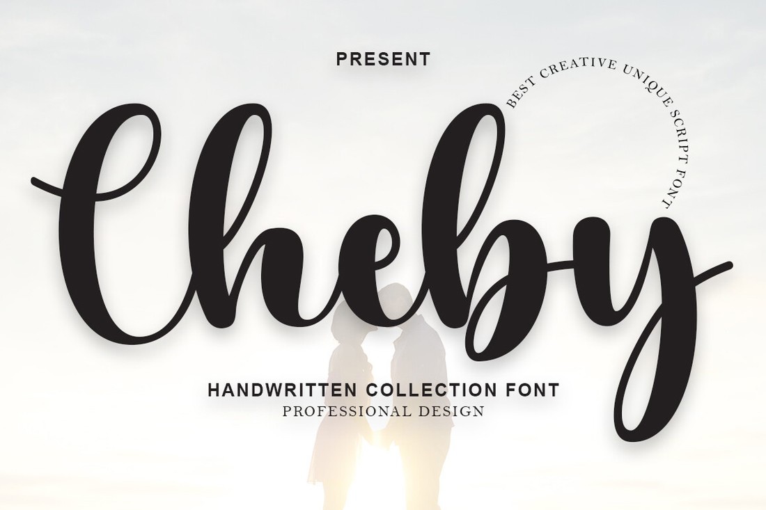 Cheby Font preview