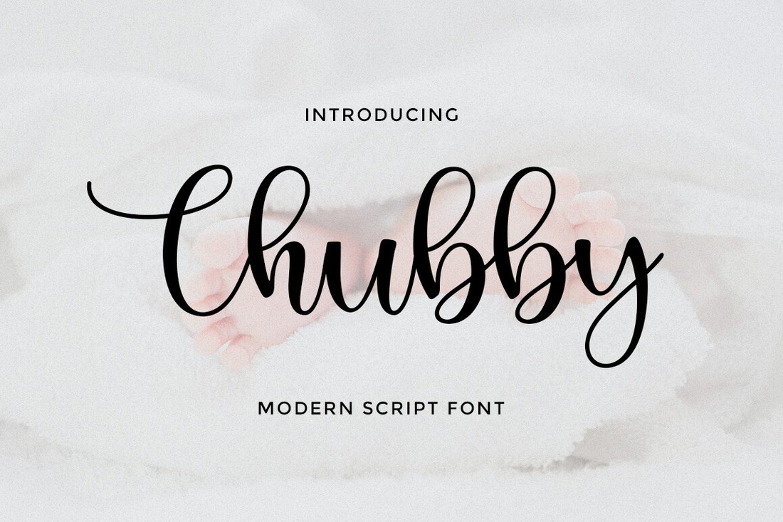 Chubby Script Font preview