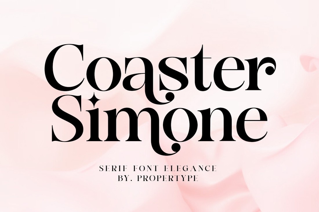 Coaster Simone Font preview