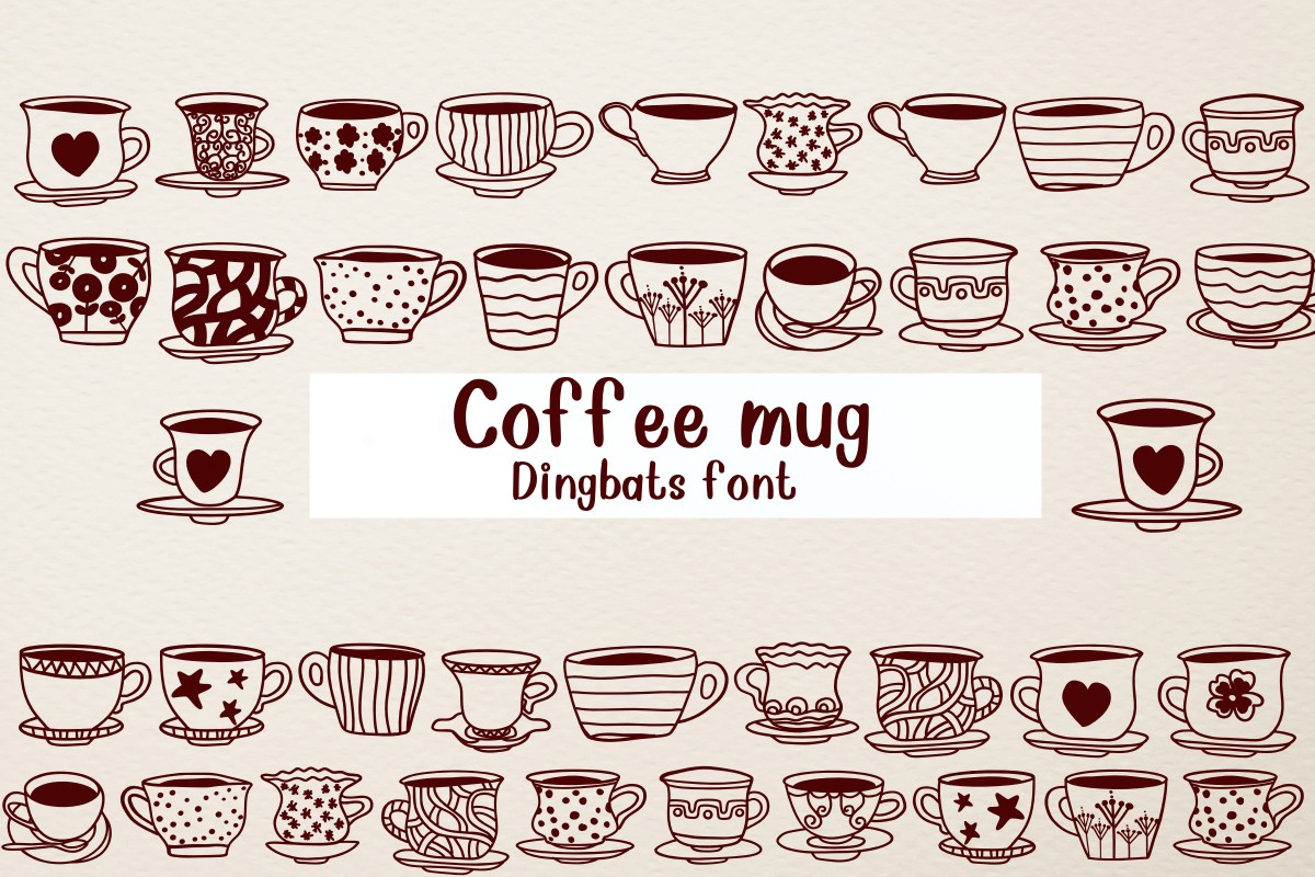 Coffee Mug Font preview