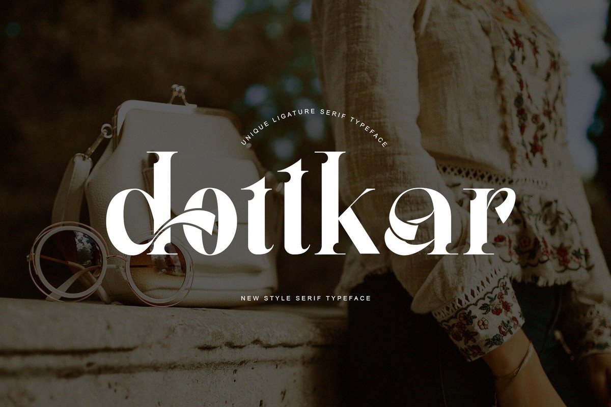 Dottkar Font preview