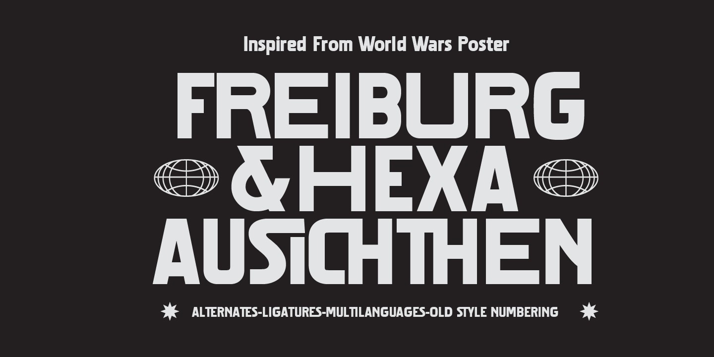 Freiburg Font preview