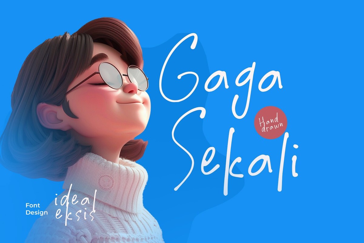 Gaga Sekali Font preview