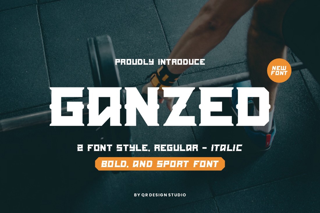 Ganzed Font preview