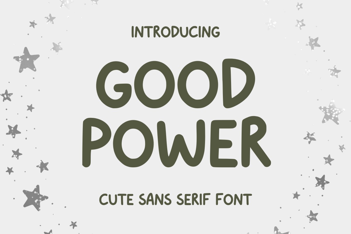 Good Power Font preview