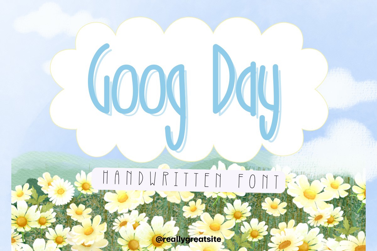 Goog Day Font preview