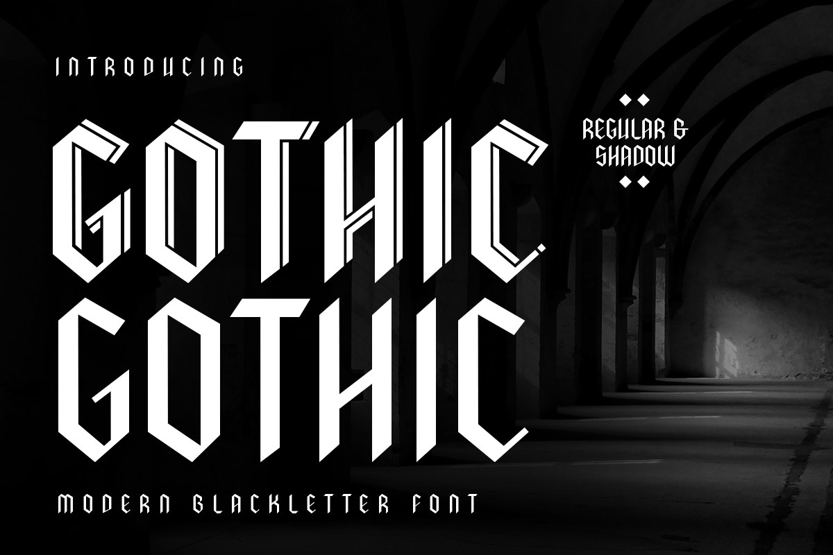 Gothic Font preview