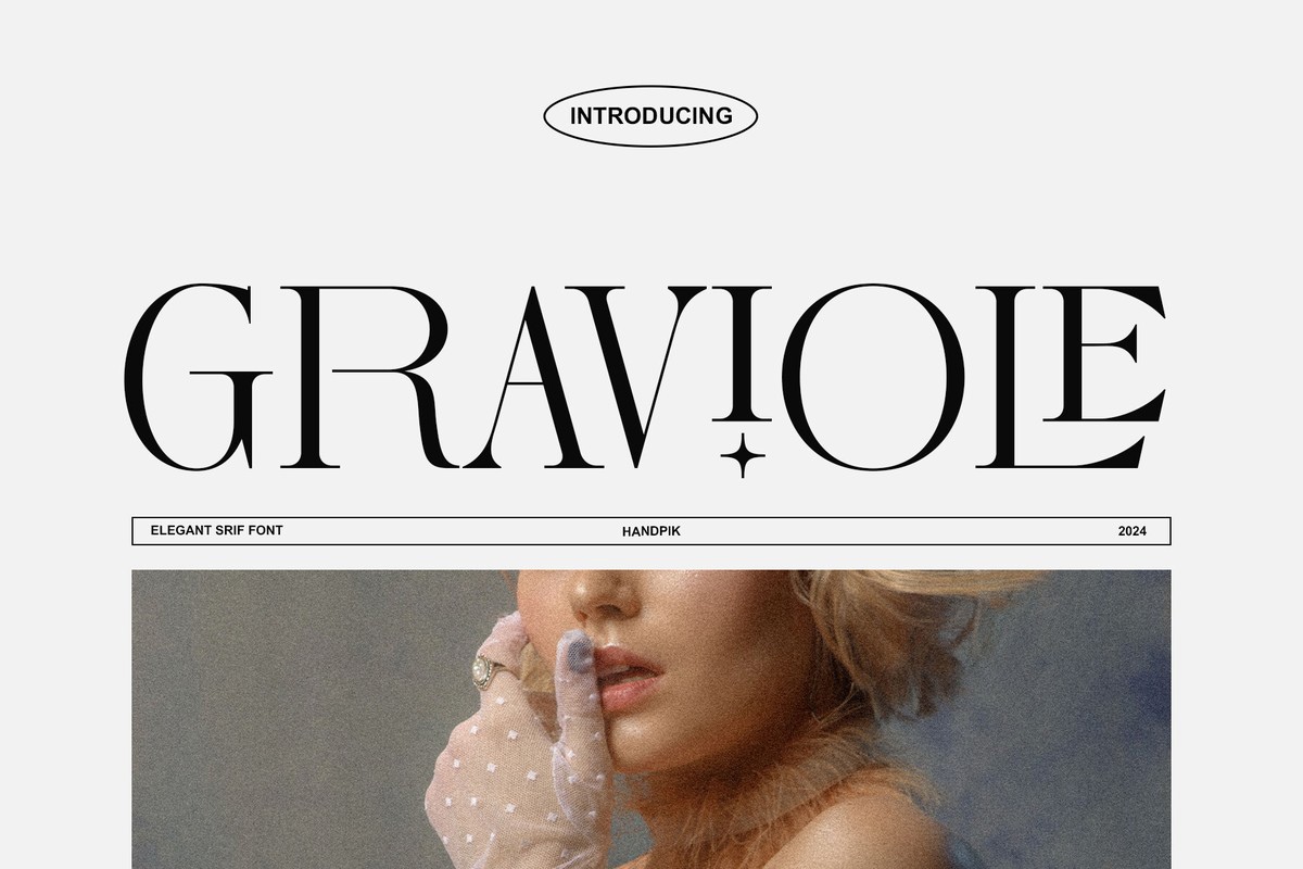 Graviole Font preview