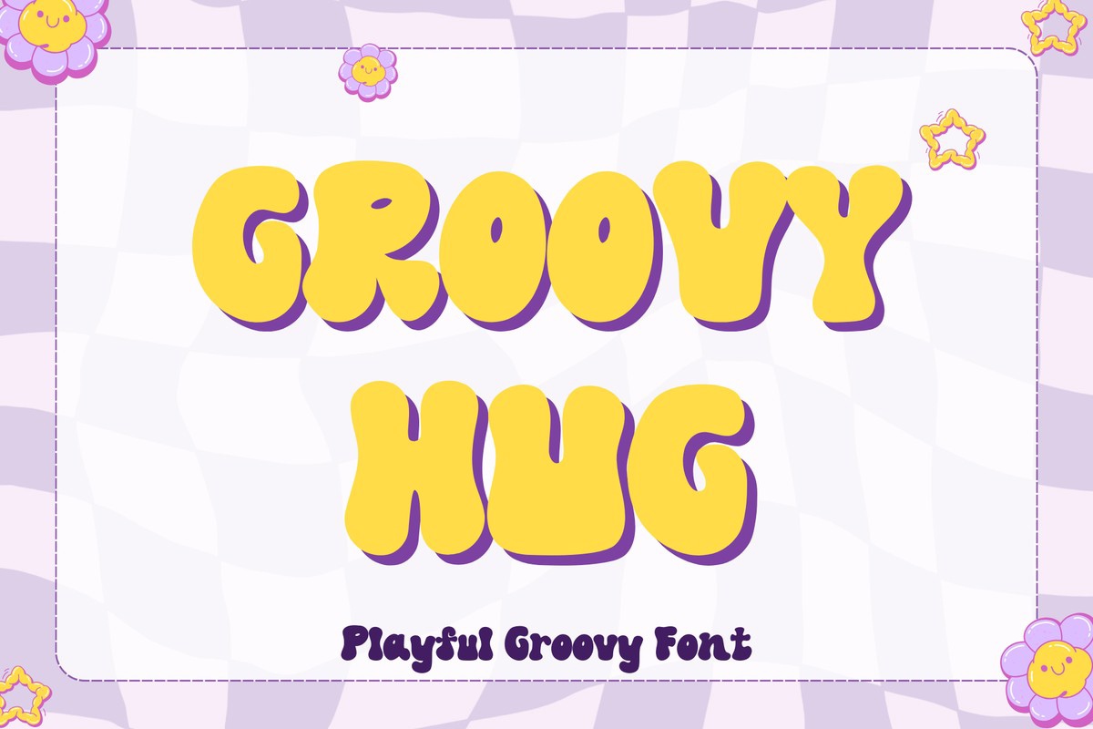 Groovy Hug Font preview