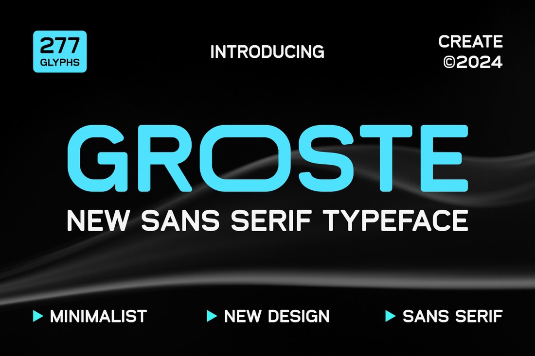 Groste Font preview