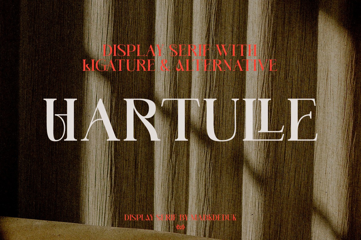 Hartulle Font preview