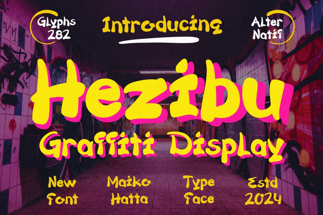 Hezibu Font preview