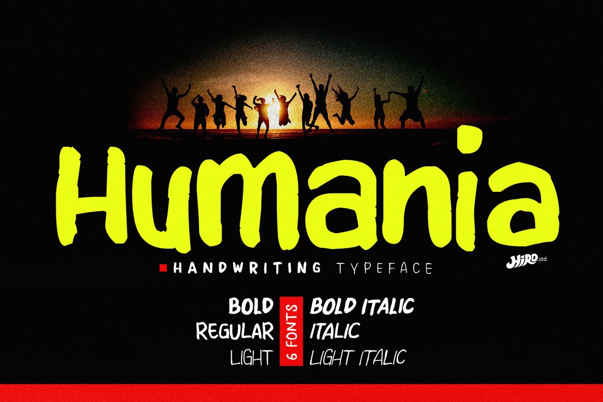 Humania Regular Font preview