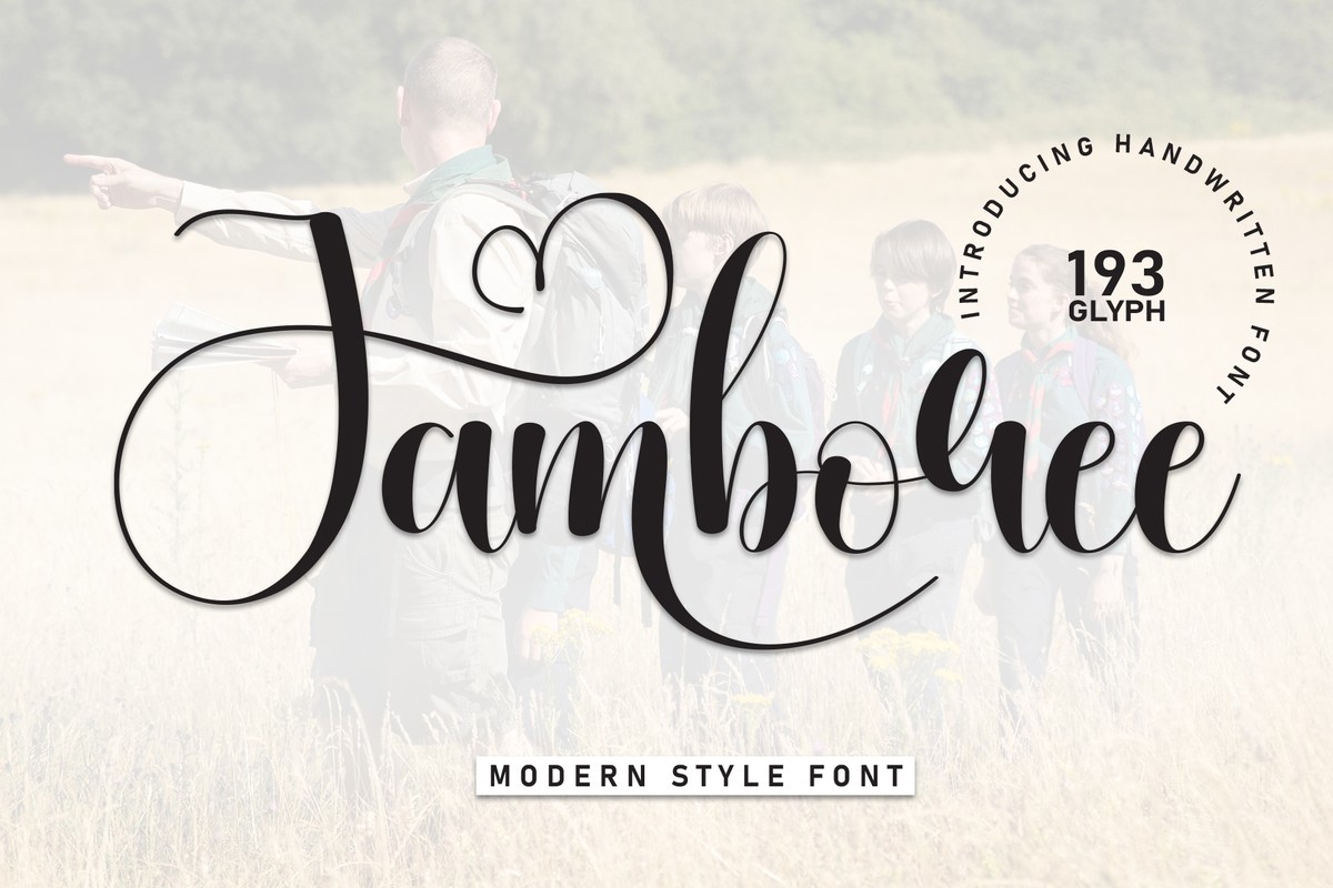 Jamboree Regular Font preview