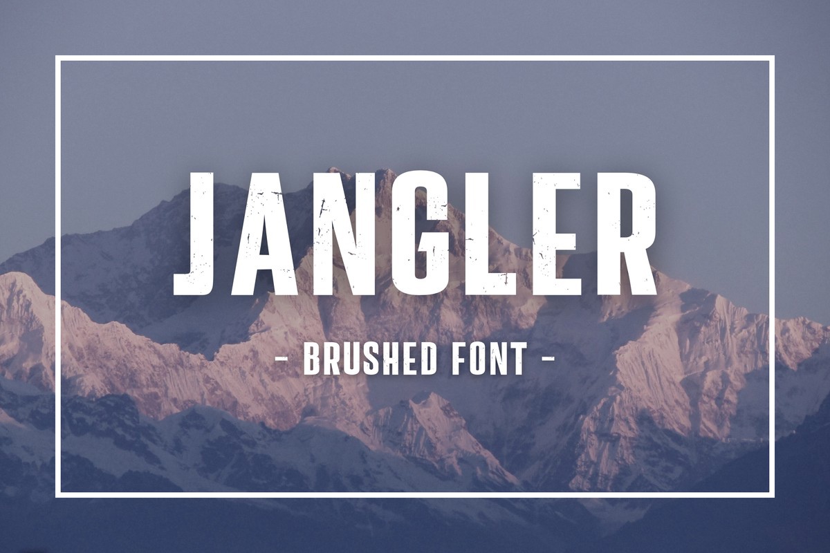 Jangler Font preview