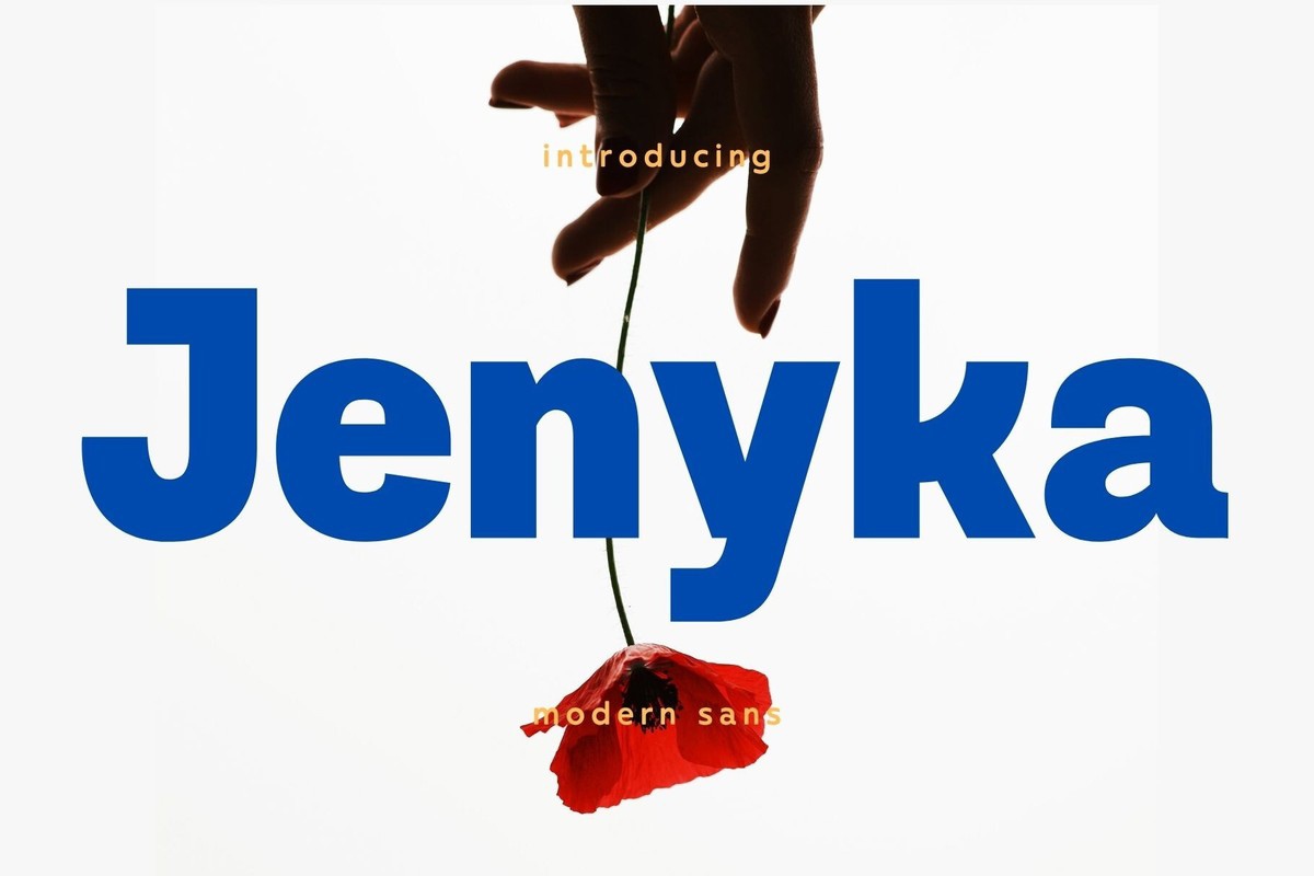 Jenyka Font preview