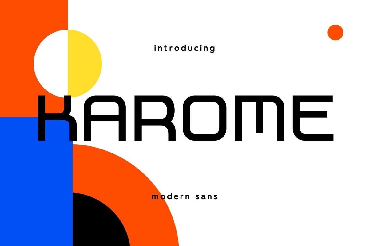 Karome Font preview