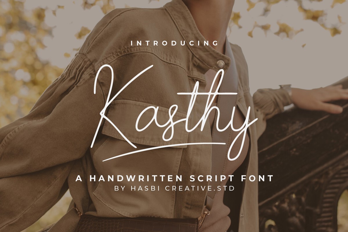 Kasthy Script Font preview