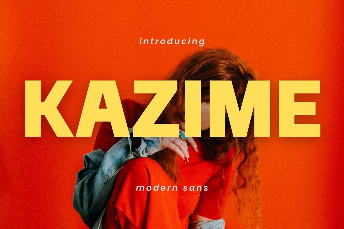 Kazime Font preview