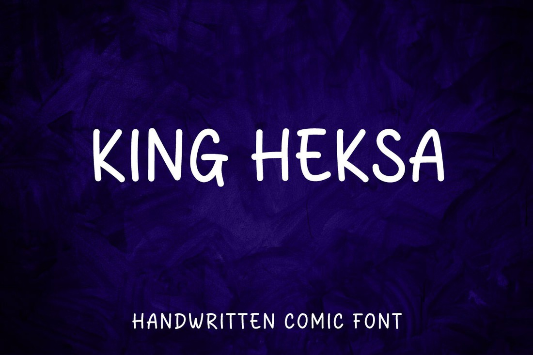 King Heksa Font preview