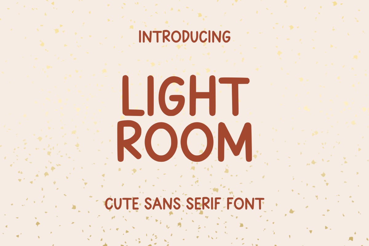 Light Room Font preview