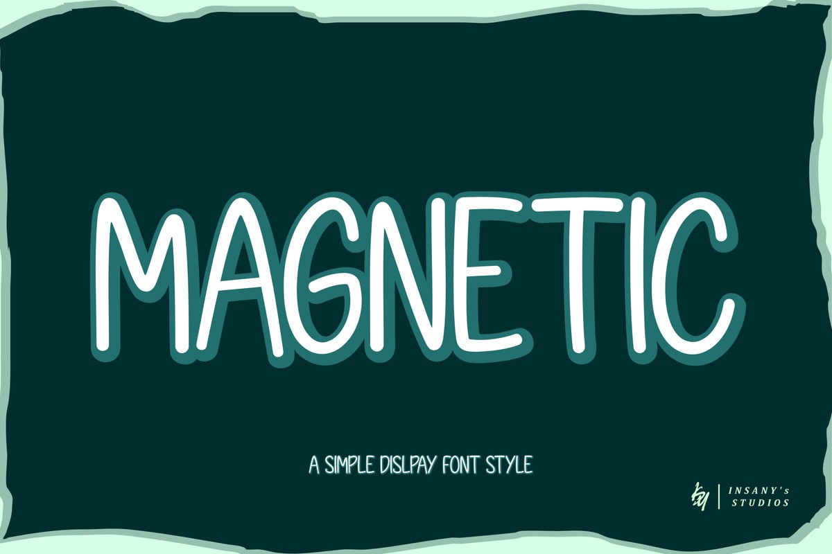 Magnetic Font preview